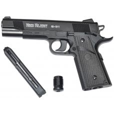 Пистолет пневматический SAS (M1911 Tactical) Blowback. Корпус - металл (2370.14.29)