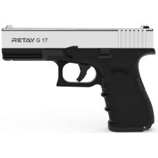 Пистолет стартовый Retay G17, 9 мм nickel (1195.03.31)