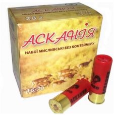 Охотничий патрон Тахо Аскания кал.16/70, дробь № 1, 28 г, без контейнера