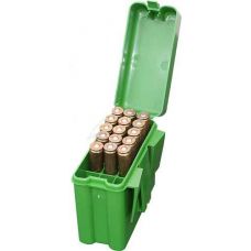 Кейс MTM RS-20-10 д/патрон. 222Rem - 222 Mag. зеленый.20шт.